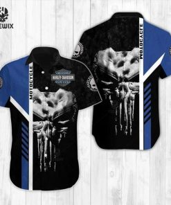 Harley Davidson Button Shirt Design 3D Full Printed Sizes S - 5XL NABB104