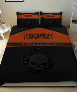 Harley Davidson Bedding Set Cover Design 3D - NABB156