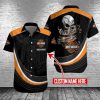 Harley Davidson Custom Name Button Shirt Design 3D Full Printed Sizes S - 5XL NABC81