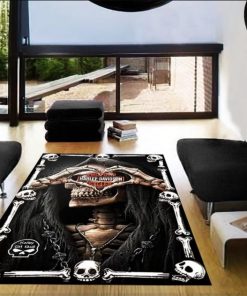 Harley Davidson Motorcycle Rug Home Floor Decor NALA50