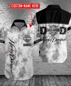 Harley Davidson Custom Name Button Shirt Design 3D Full Printed Sizes S - 5XL NAQA75