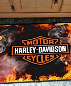 Harley Davidson Motorcycle Doormat NALA479