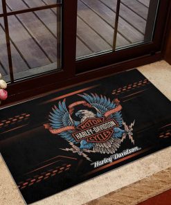 Harley Davidson Motorcycle Vintage Doormat NAMA240