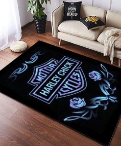 Harley Davidson Motorcycle Rug Home Floor Decor NAMA03