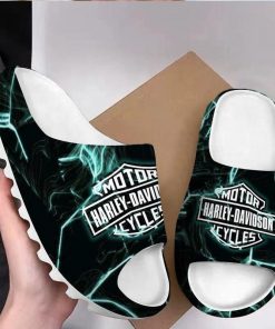 Harley Davidson Motorcycle Yeezy Slippers Shoes NAMA144