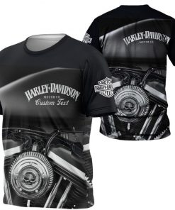 Harley Davidson Custom Name T-shirt Design 3D Full Printed Sizes S - 5XL - NAMA250G