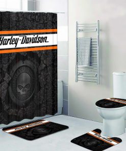 Harley Davidson Motorcycle Bathroom Decor Set M601733BB