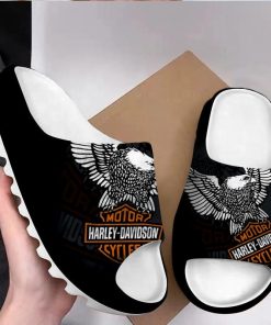 Harley Davidson Motorcycle Yeezy Slippers Shoes NAMA142