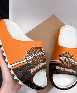 Harley Davidson Motorcycle Yeezy Slippers Shoes NAMA167