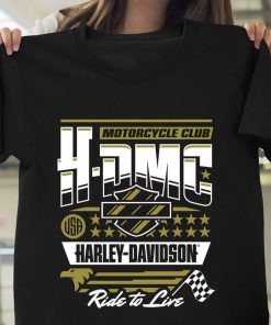 Harley Davidson Hdmc Motorcycle Club Ride To Live T-shirt, Crew-neck Sweatshirt, Hoodie, Tank Top, V-neck T-shirt Design 2D Full Printed Sizes S - 5XL - NAMA71