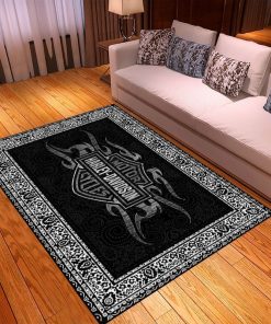 Harley Davidson Motorcycle Rug Home Floor Decor NALA72