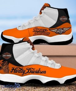 Harley Davidson Motorcycle Black Air Jordan 11- NAQA540
