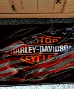 Harley Davidson Motorcycle Doormat NALA466
