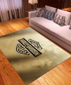 Harley Davidson Motorcycle Rug Home Floor Decor NAMA344
