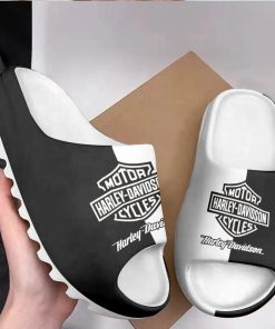 Harley Davidson Motorcycle Yeezy Slippers Shoes NAMA176