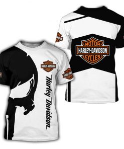Harley Davidson T-Shirt Design 3D Full Printed Sizes S - 5XL - NAMA66D