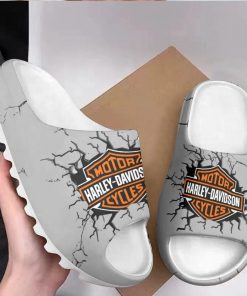 Harley Davidson Motorcycle Yeezy Slippers Shoes NAMA178