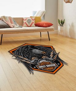 Harley Davidson Motorcycle Rug Home Floor Decor NABB68
