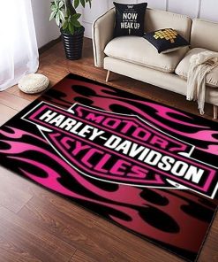 Harley Davidson Motorcycle Rug Home Floor Decor NAMA05