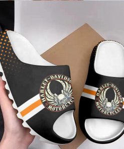 Harley Davidson Motorcycle Yeezy Slippers Shoes NAMA158