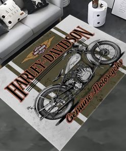 Harley Davidson Motorcycle Rug Home Floor Decor NABB50