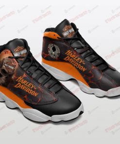 Harley Davidson Motorcycle Black Air Jordan 13 - NMAP310
