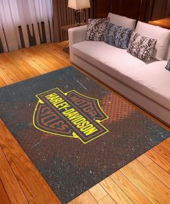 Harley Davidson Motorcycle Rug Home Floor Decor NAMA349