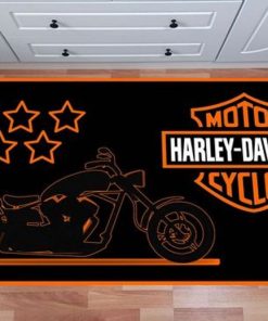 Harley Davidson Motorcycle Doormat NALA491