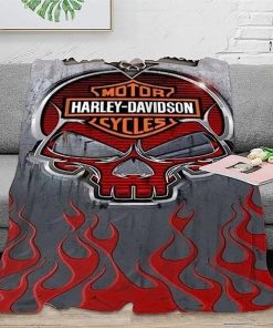Harley Davidson Motorcycle Blanket NAMA514