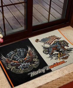 Harley Davidson Motorcycle Doormat NAMA245
