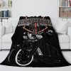 Harley Davidson Motorcycle Blanket NAMA522