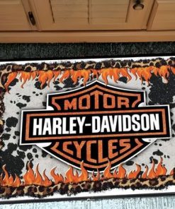 Harley Davidson Motorcycle Doormat NALA465