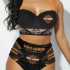 Harley Davidson Motorcycle Sexy Bikini Swimsuit NALA212