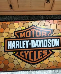Harley Davidson Motorcycle Doormat NALA473