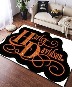 Harley Davidson Motorcycle Rug Home Floor Decor NAMA01