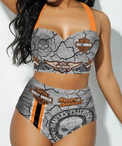 Harley Davidson Motorcycle Sexy Bikini Swimsuit NAMA184