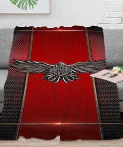 Harley Davidson Motorcycle Blanket NAMA532