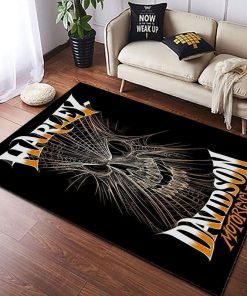 Harley Davidson Motorcycle Rug Home Floor Decor NAMA29