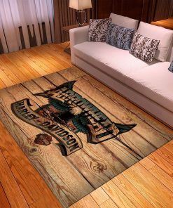 Harley Davidson Motorcycle Rug Home Floor Decor NAMA342