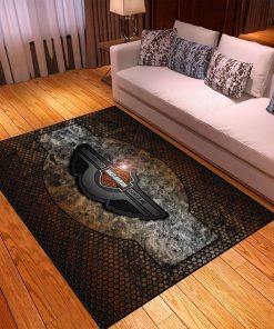 Harley Davidson Motorcycle Rug Home Floor Decor NAMA334