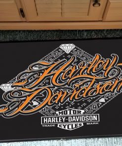 Harley Davidson Motorcycle Doormat NALA458