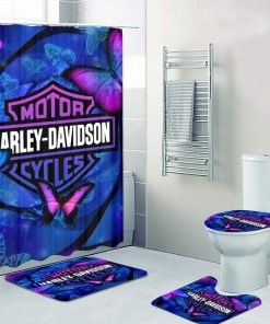 Harley Davidson Motorcycle Bathroom Decor Set NAHA158BB