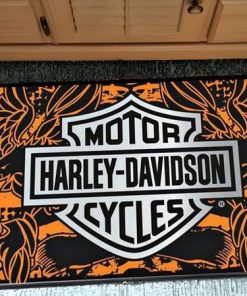 Harley Davidson Motorcycle Doormat NALA478