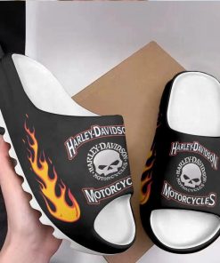 Harley Davidson Motorcycle Yeezy Slippers Shoes NAMA171
