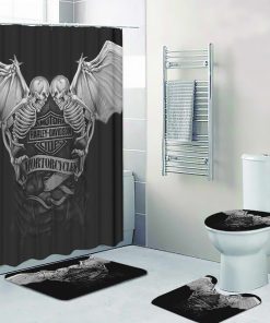 Harley Davidson Motorcycle Bathroom Decor Set M91402BB