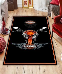 Harley Davidson Motorcycle Rug Home Floor Decor NAMA340