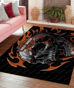 Harley Davidson Motorcycle Rug Home Floor Decor NABB84B