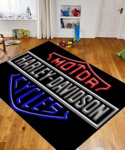 Harley Davidson Motorcycle Rug Home Floor Decor NABB55