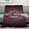 Harley Davidson Motorcycle Blanket NAMA549