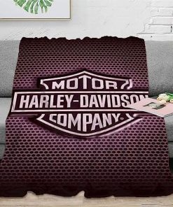 Harley Davidson Motorcycle Blanket NAMA549